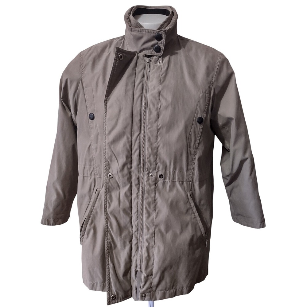 Misty Harbor Jacket Size M Women Gorp Core Taupe Brown Fleece Lined Utility Coat - Picture 10 of 16